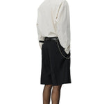 Classic Shorts Black Tropical Wool - LIKELIHOOD