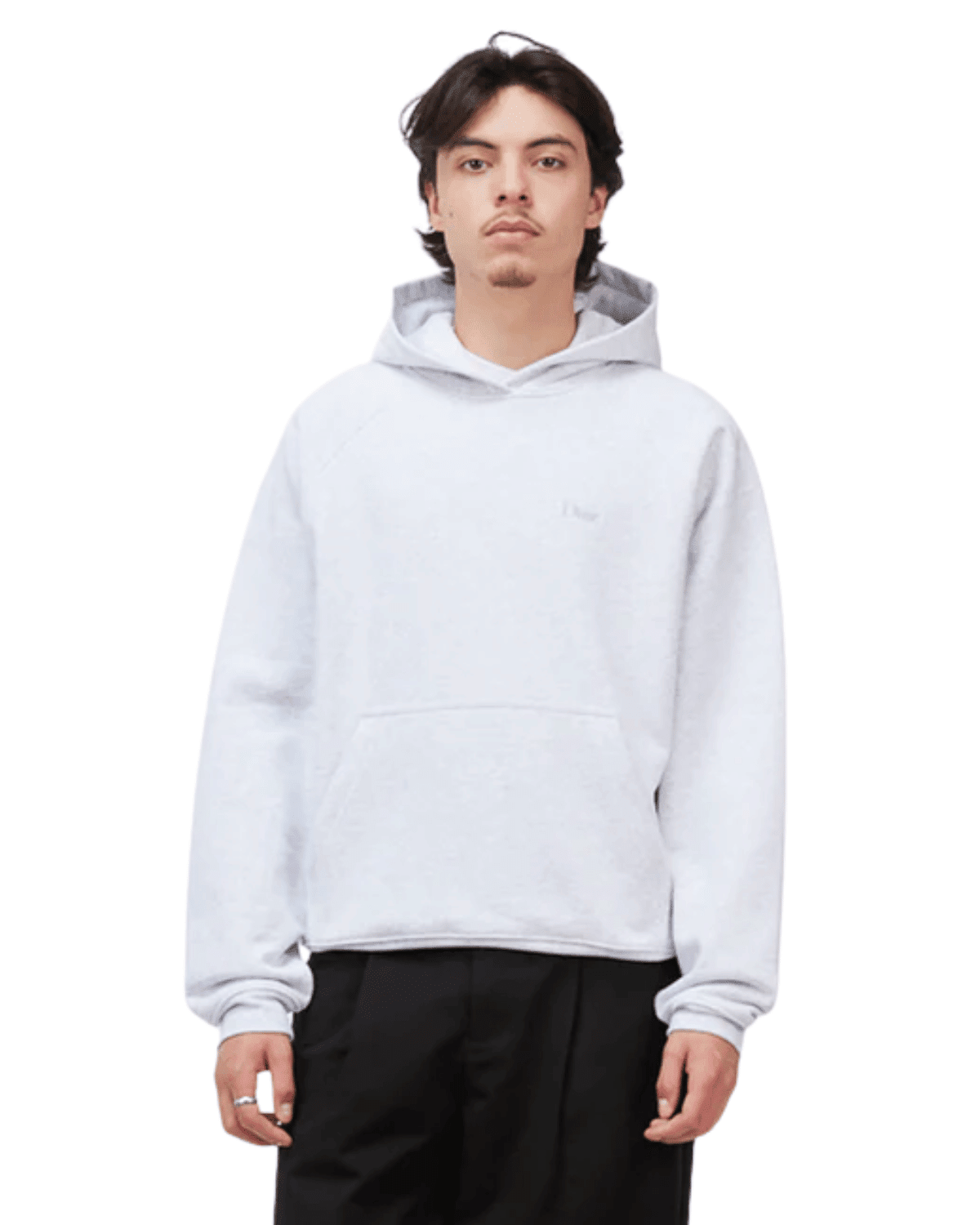 Classic Small Logo Hoodie Ash - LIKELIHOOD