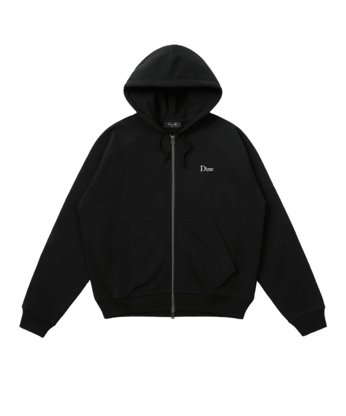 Classic Small Logo Zip Hoodie Black - LIKELIHOOD