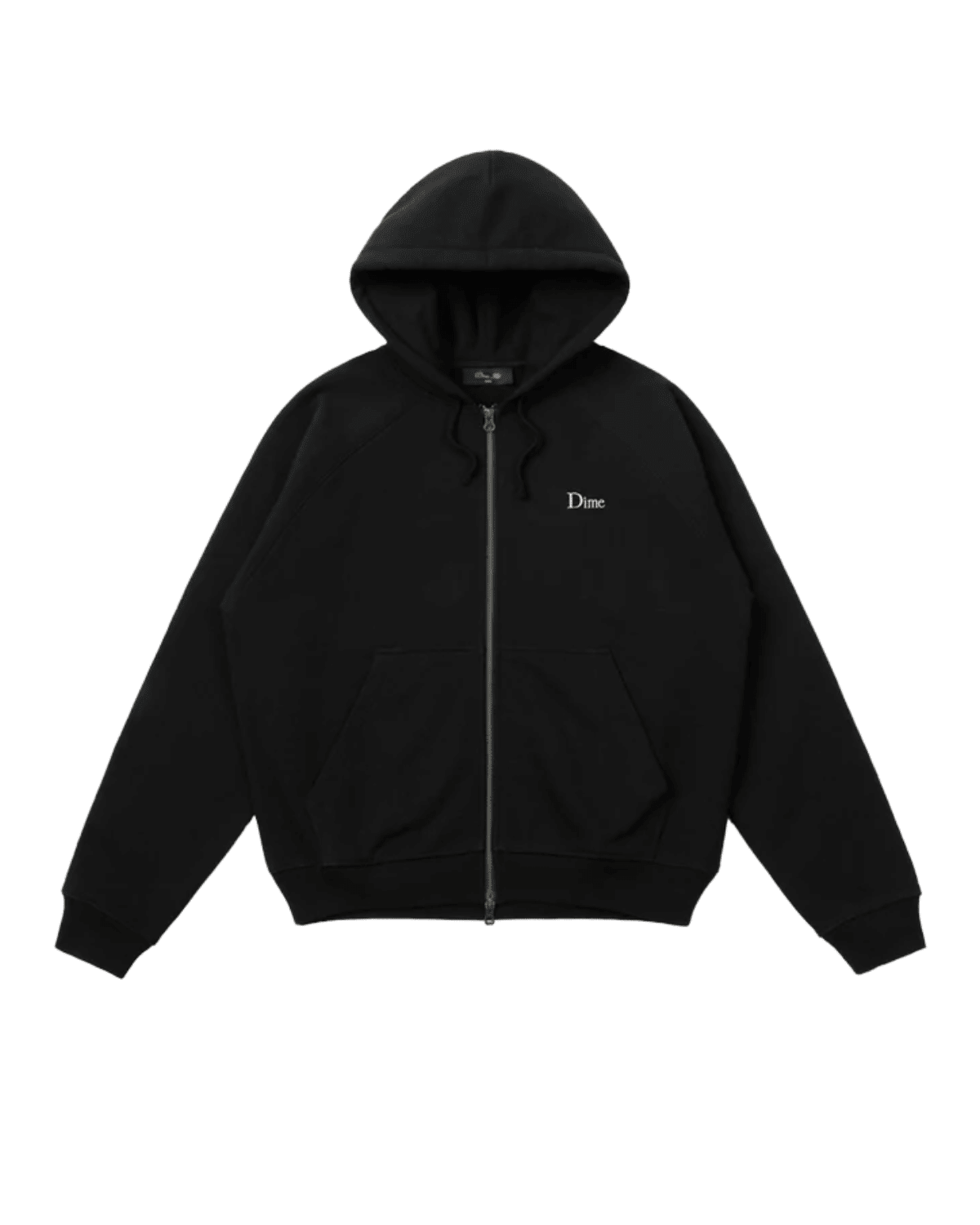 Classic Small Logo Zip Hoodie Black - LIKELIHOOD