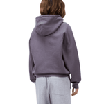 Classic Small Logo Zip Hoodie Charcoal Grape - LIKELIHOOD
