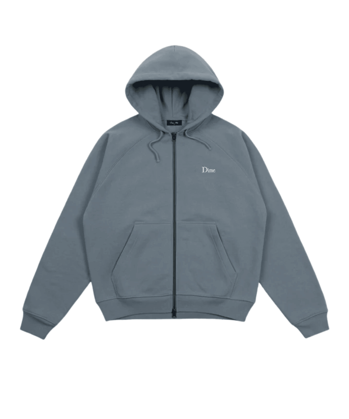 Classic Small Logo Zip Hoodie Granite - LIKELIHOOD