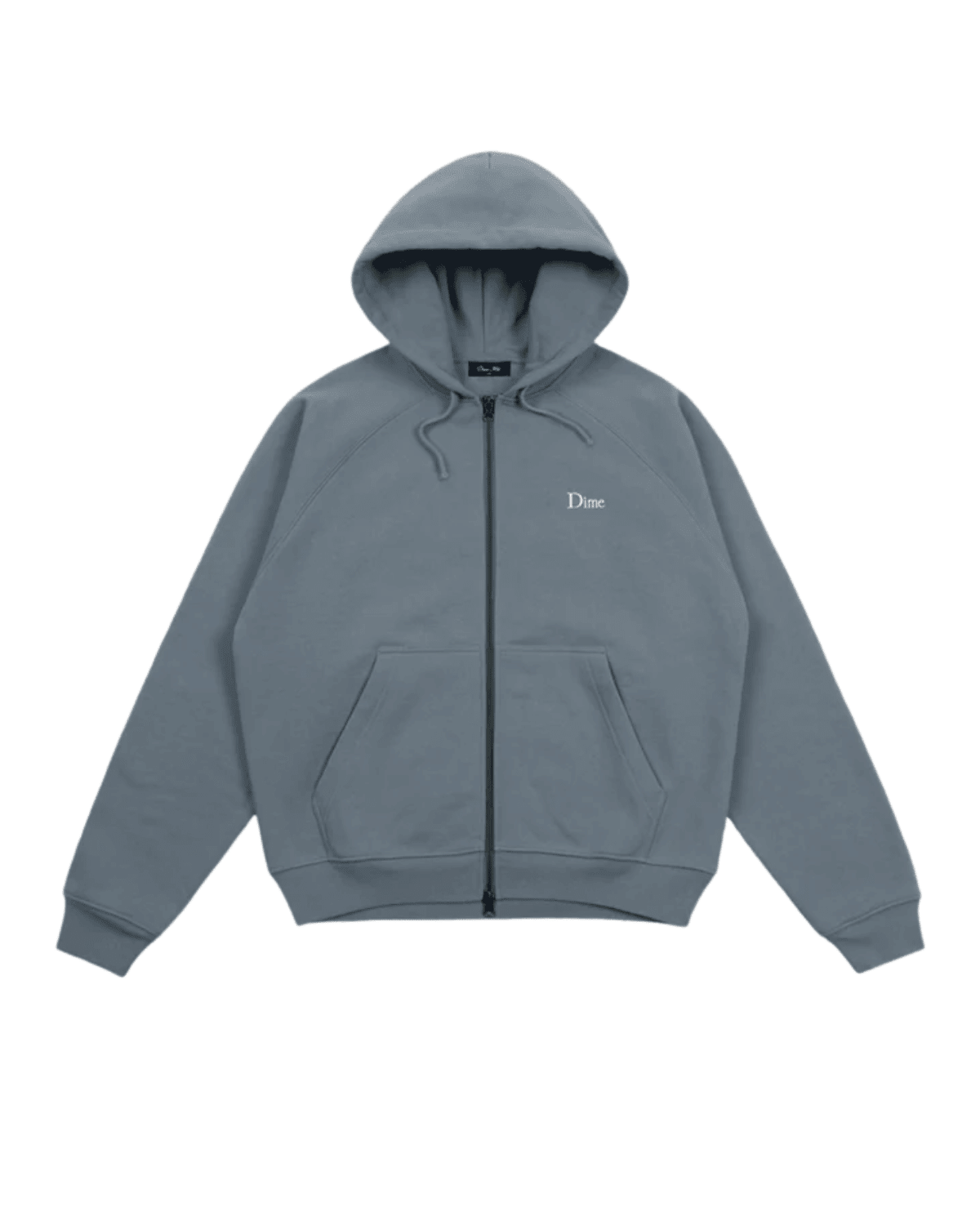 Classic Small Logo Zip Hoodie Granite - LIKELIHOOD