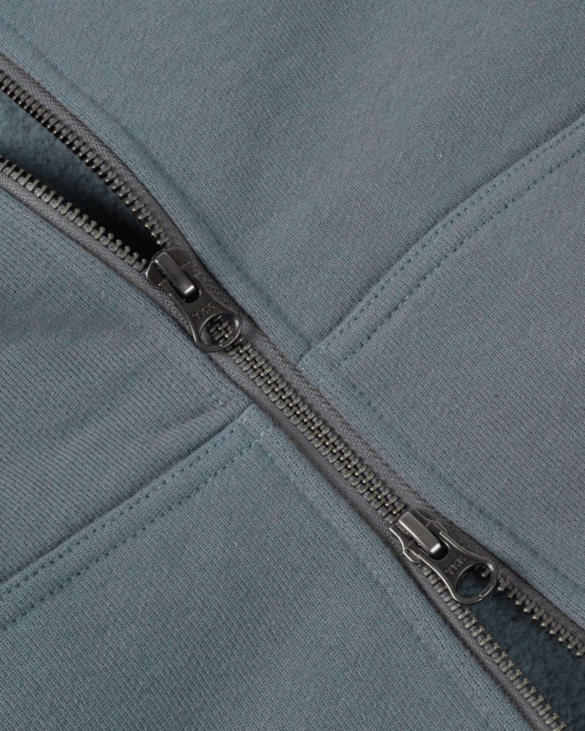 Classic Small Logo Zip Hoodie Granite - LIKELIHOOD