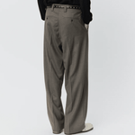 Classic Trousers Light Taupe Wool - LIKELIHOOD