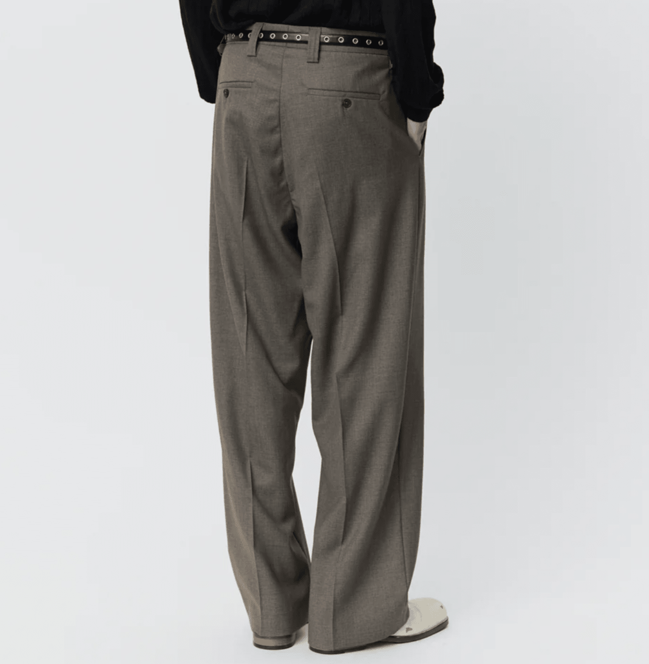 Classic Trousers Light Taupe Wool - LIKELIHOOD
