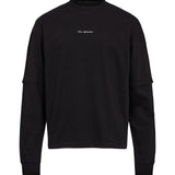 Clown Patchwork Long Sleeve Tee Black - LIKELIHOOD