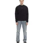 Clown Patchwork Long Sleeve Tee Black - LIKELIHOOD