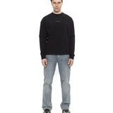 Clown Patchwork Long Sleeve Tee Black - LIKELIHOOD