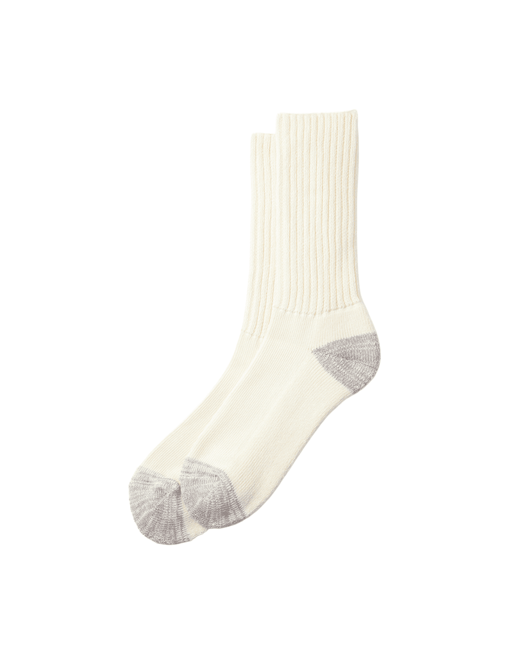 Coarse Ribbed Socks Ecru - LIKELIHOOD