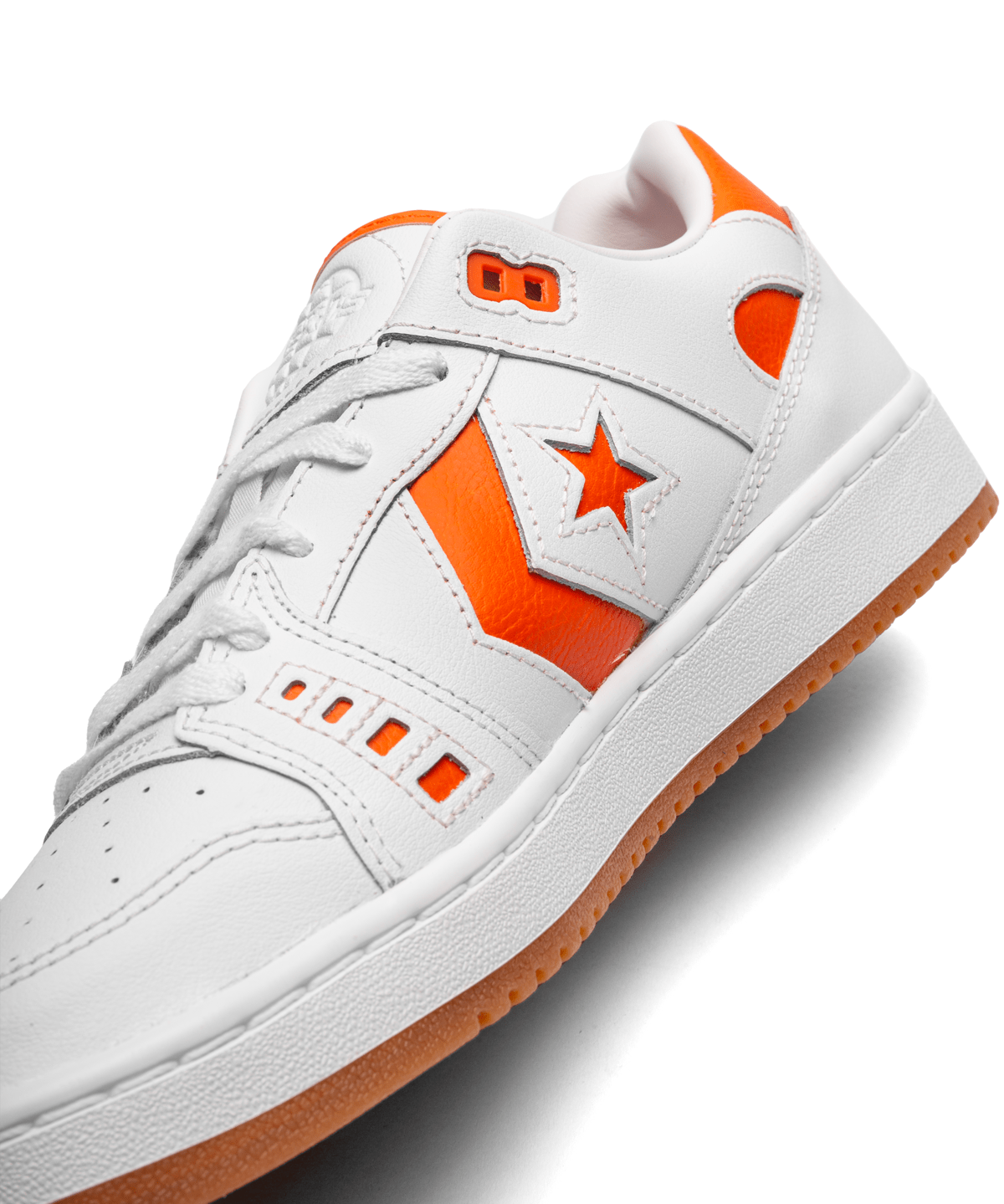 Cons AS - 1 Pro Leather White/Orange/White - LIKELIHOOD