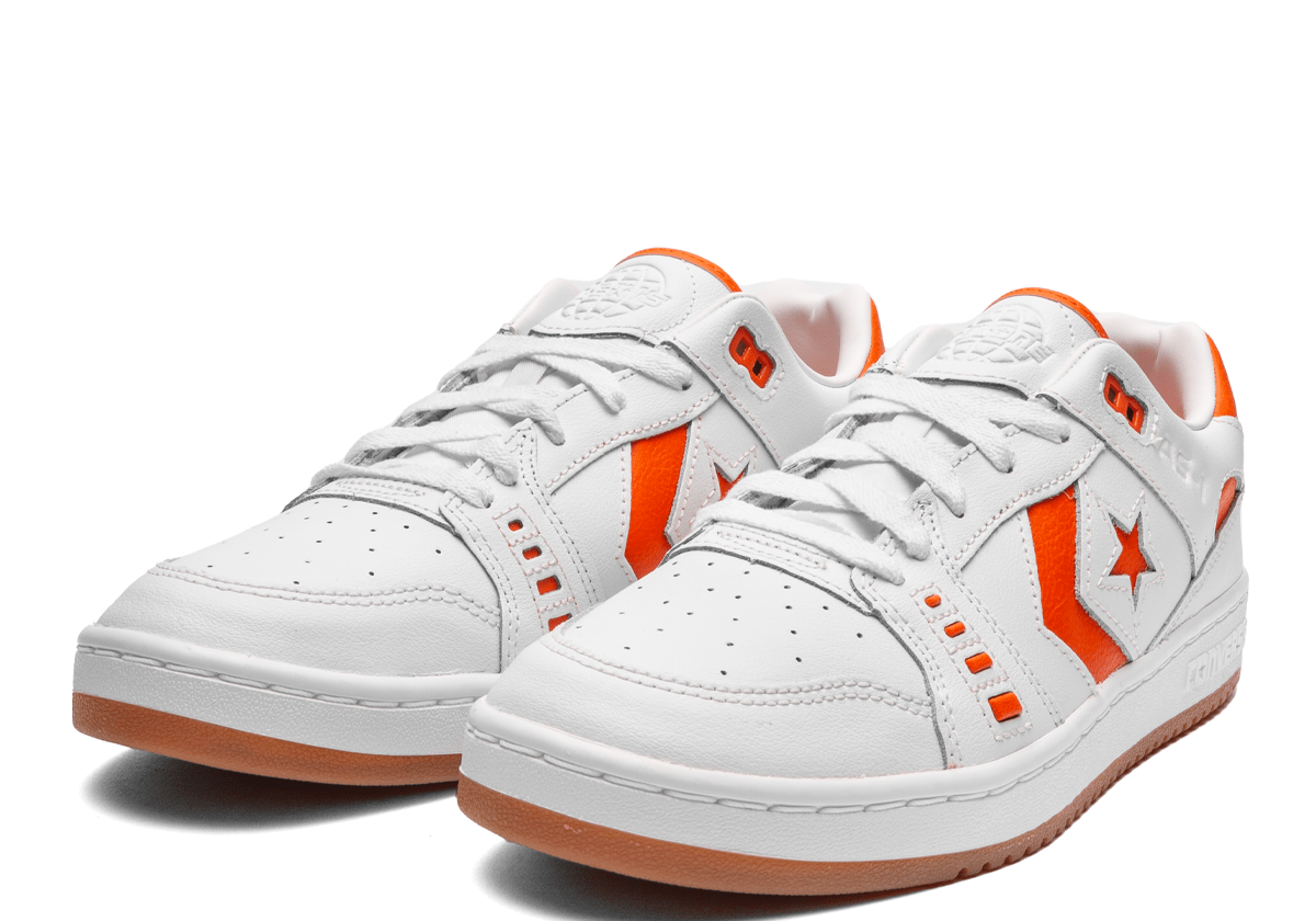Cons AS - 1 Pro Leather White/Orange/White - LIKELIHOOD