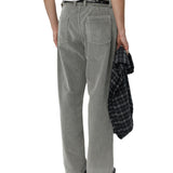 Cord Trousers Stained Grey - LIKELIHOOD