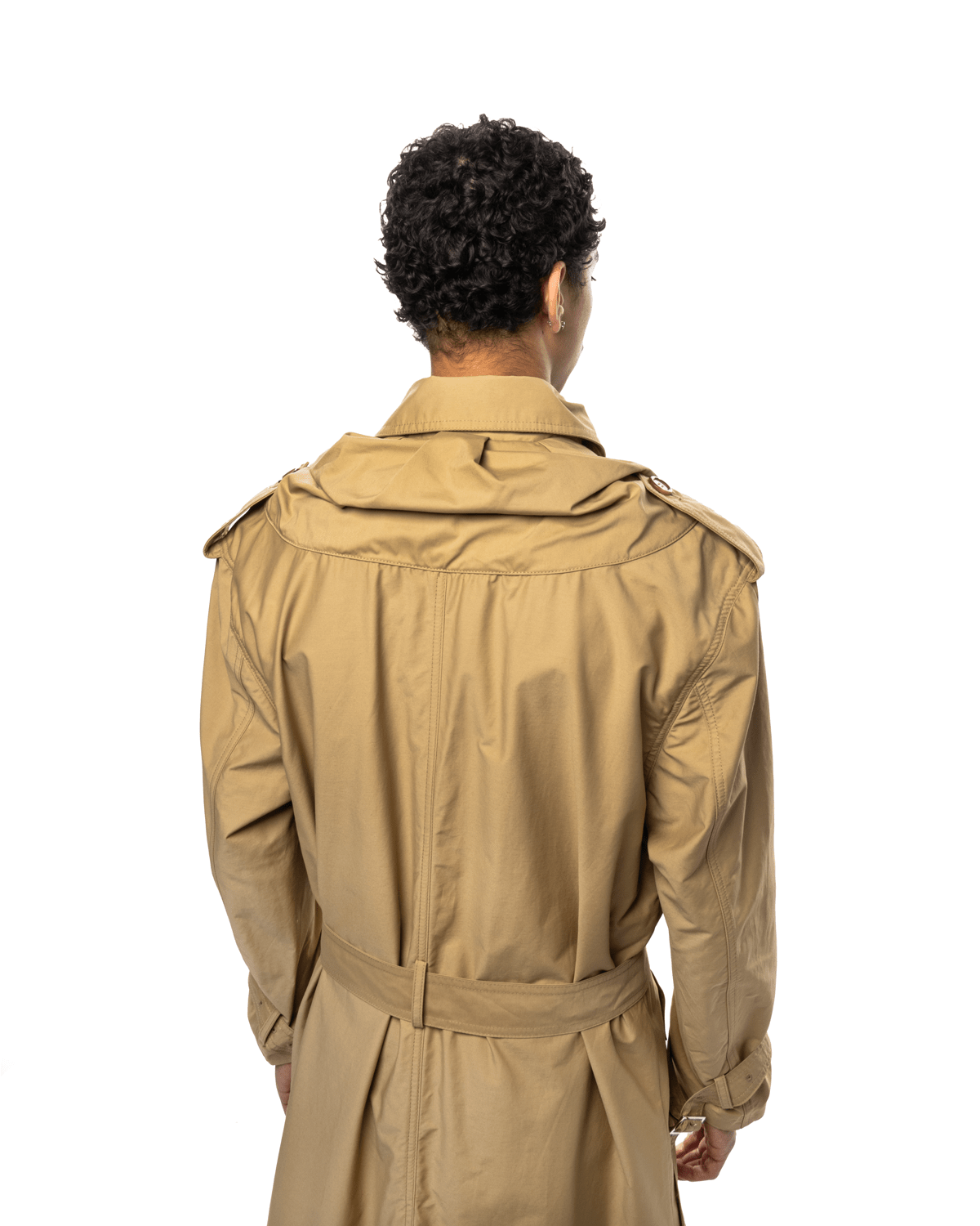 Corset Trench Coat Beige - LIKELIHOOD