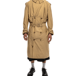 Corset Trench Coat Beige - LIKELIHOOD