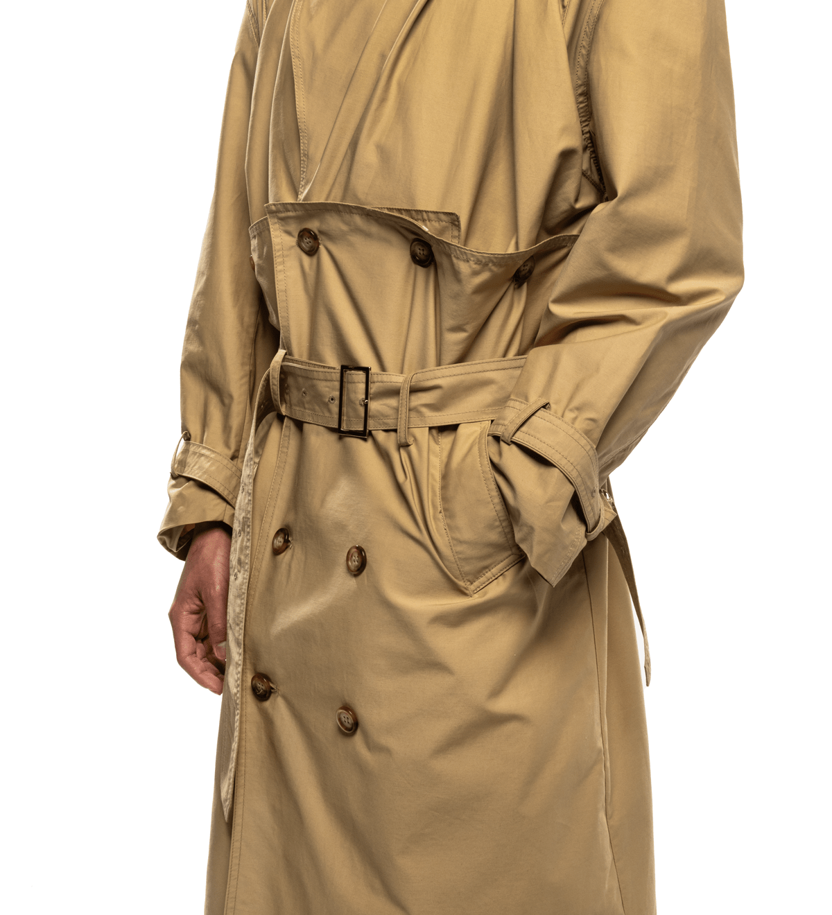 Corset Trench Coat Beige - LIKELIHOOD