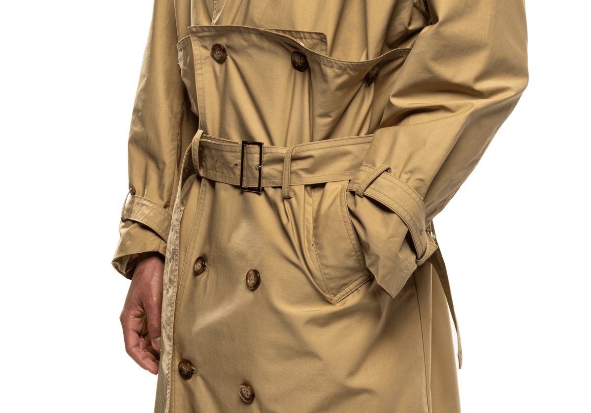 Corset Trench Coat Beige - LIKELIHOOD
