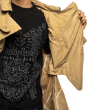 Corset Trench Coat Beige - LIKELIHOOD