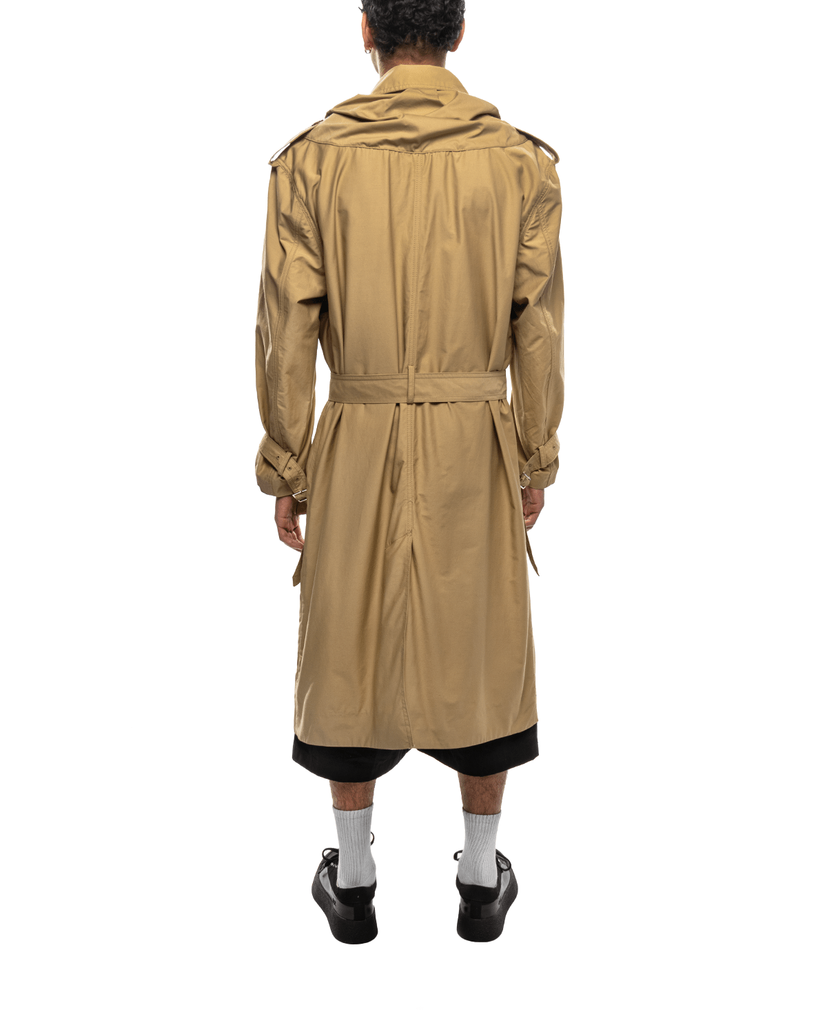 Corset Trench Coat Beige - LIKELIHOOD