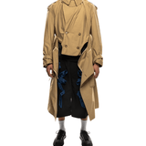 Corset Trench Coat Beige - LIKELIHOOD