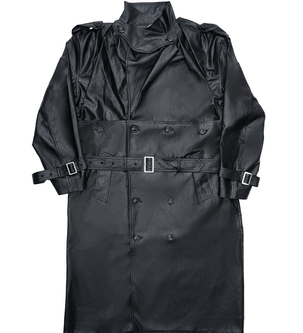 Corset Trench Coat Black - LIKELIHOOD