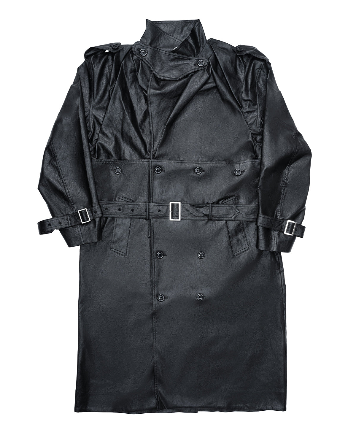 Corset Trench Coat Black - LIKELIHOOD
