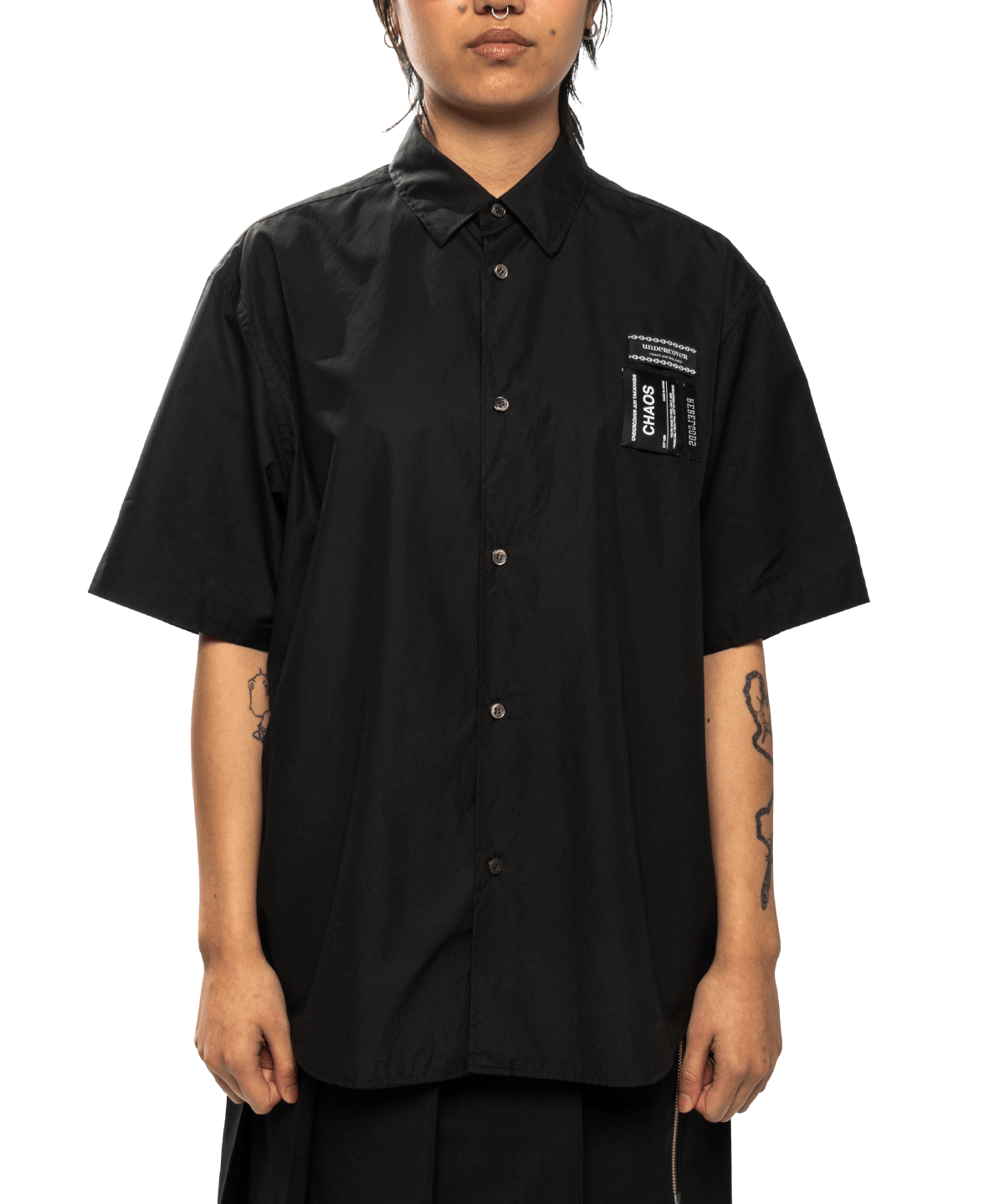 Cotton Poplin Shirt Black - LIKELIHOOD