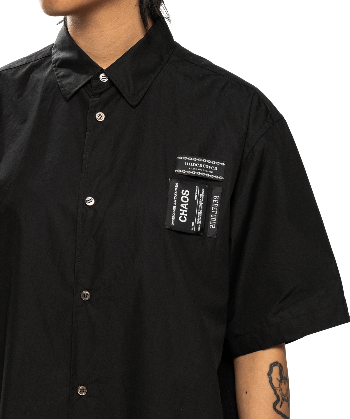 Cotton Poplin Shirt Black - LIKELIHOOD