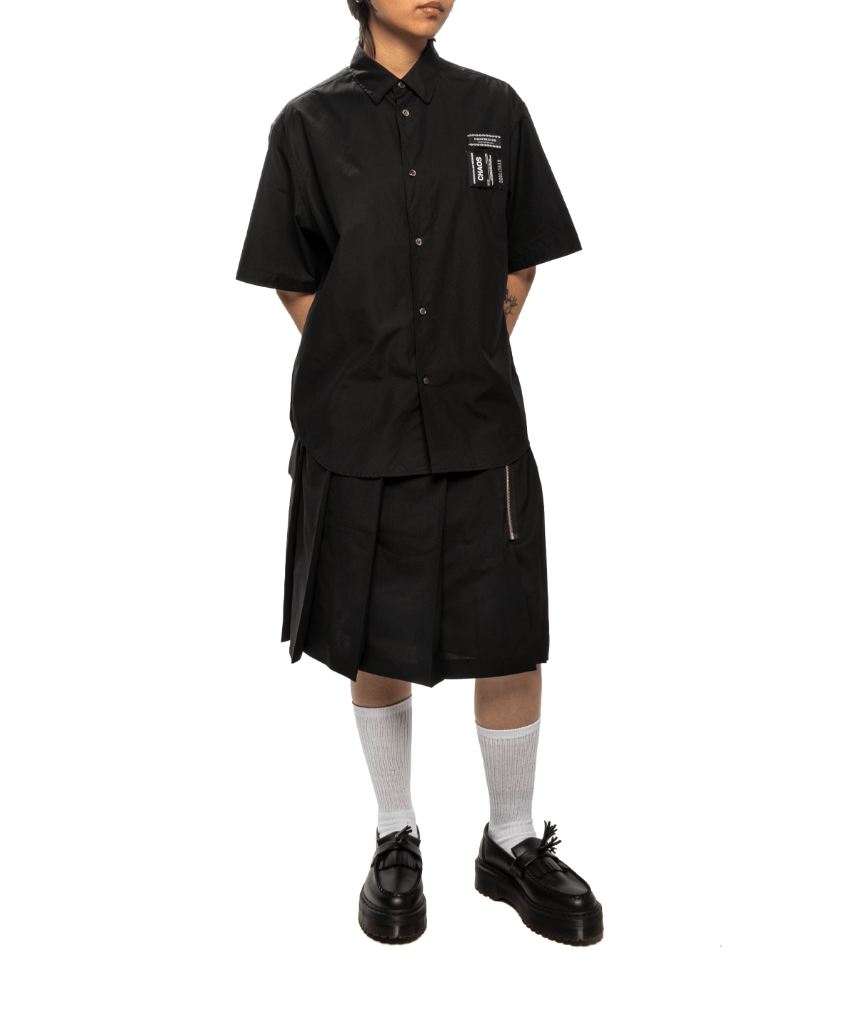 Cotton Poplin Shirt Black - LIKELIHOOD