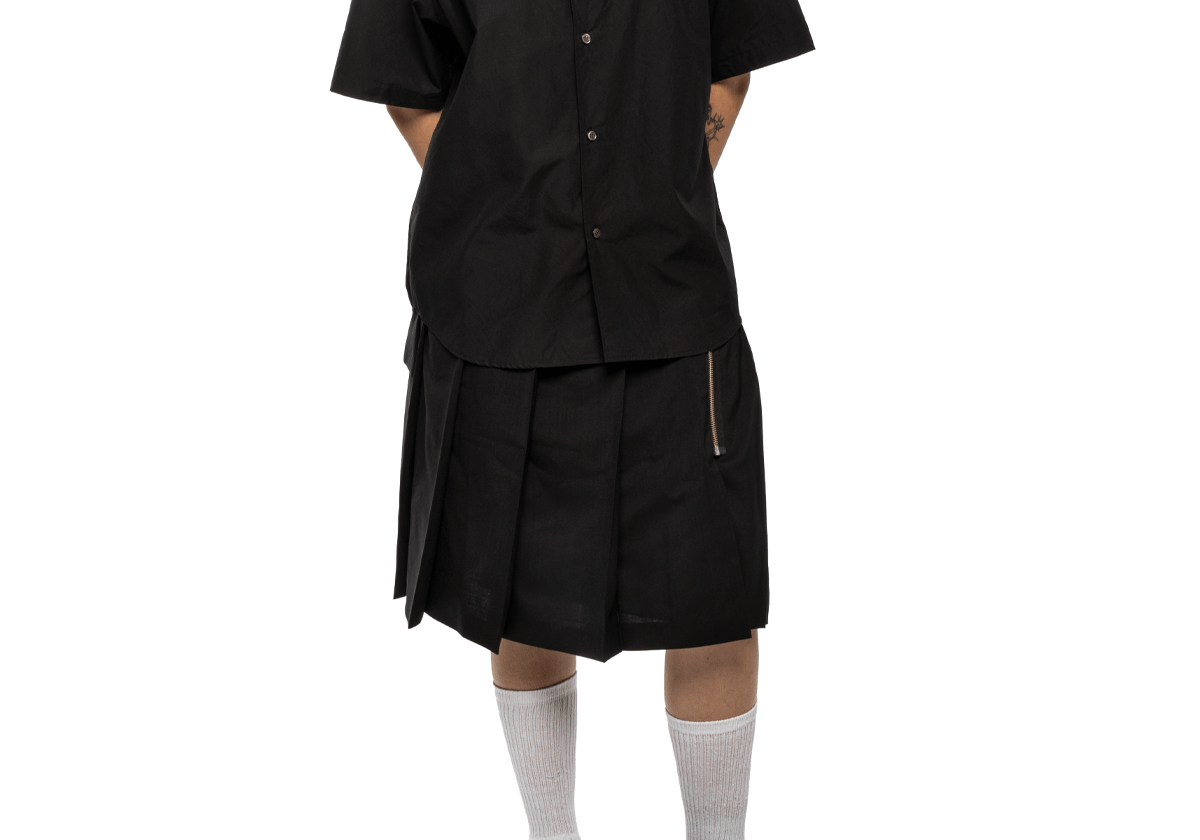 Cotton Poplin Shirt Black - LIKELIHOOD