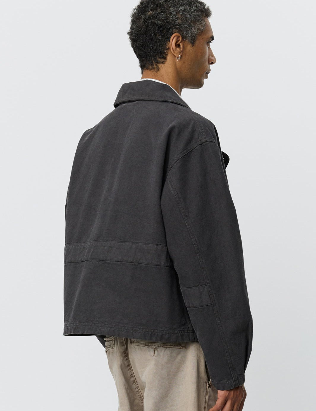Courier Jacket Washed Grey Canvas - LIKELIHOOD