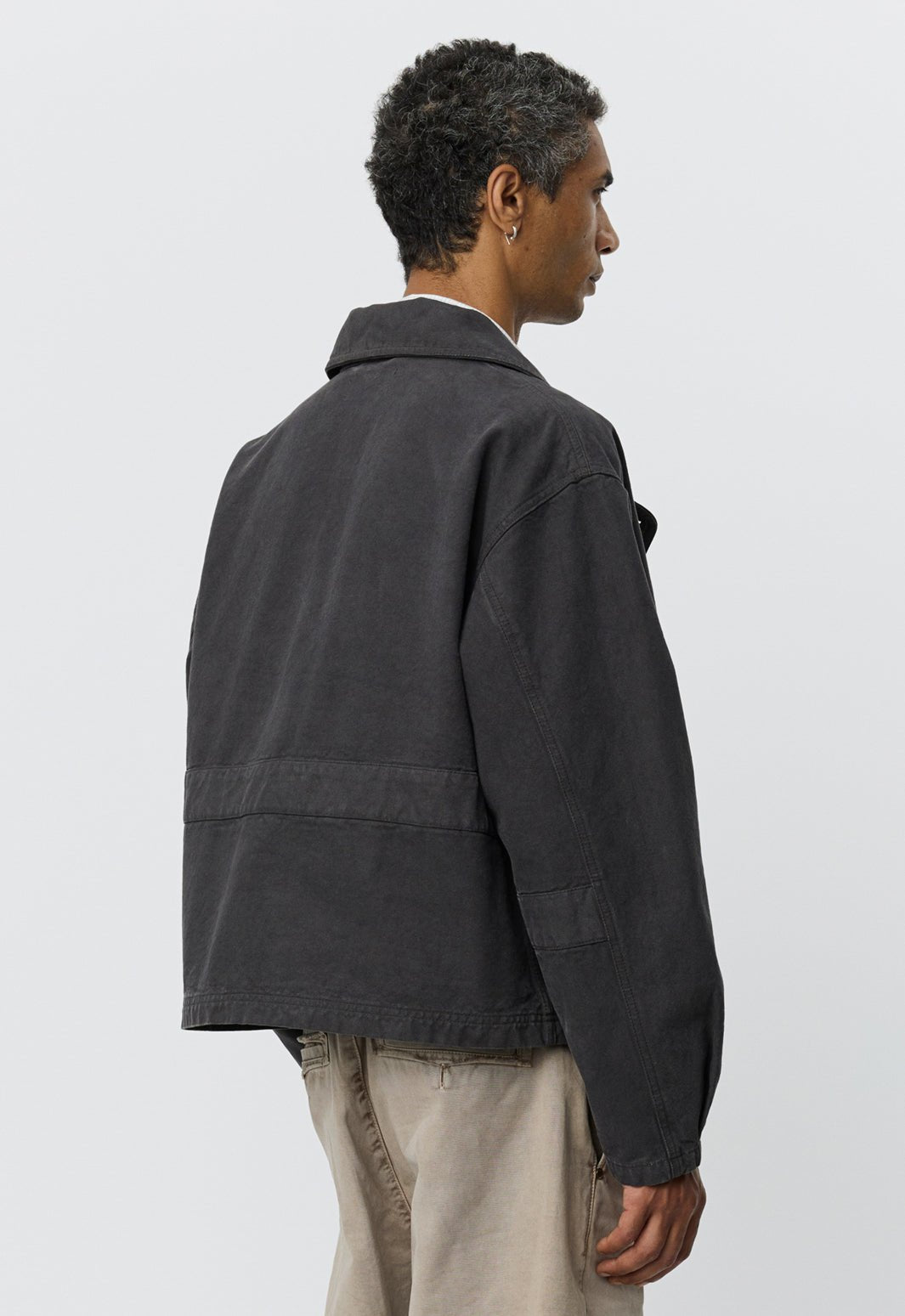 Courier Jacket Washed Grey Canvas - LIKELIHOOD