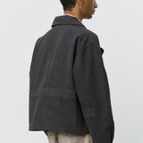 Courier Jacket Washed Grey Canvas - LIKELIHOOD
