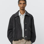 Courier Jacket Washed Grey Canvas - LIKELIHOOD