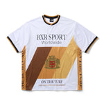 Crest Soccer Jersey White w/Gold - LIKELIHOOD