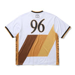 Crest Soccer Jersey White w/Gold - LIKELIHOOD