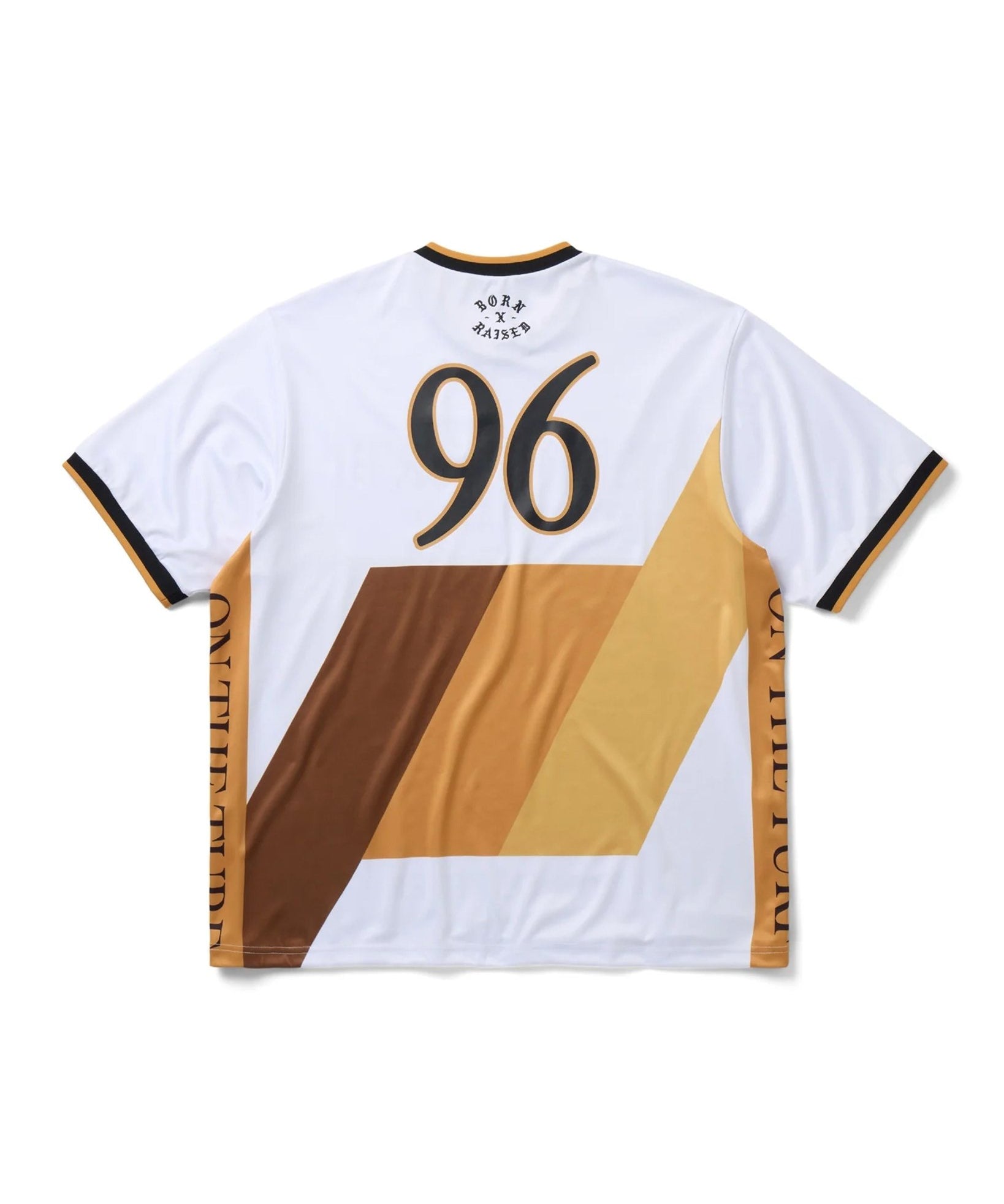 Crest Soccer Jersey White w/Gold - LIKELIHOOD