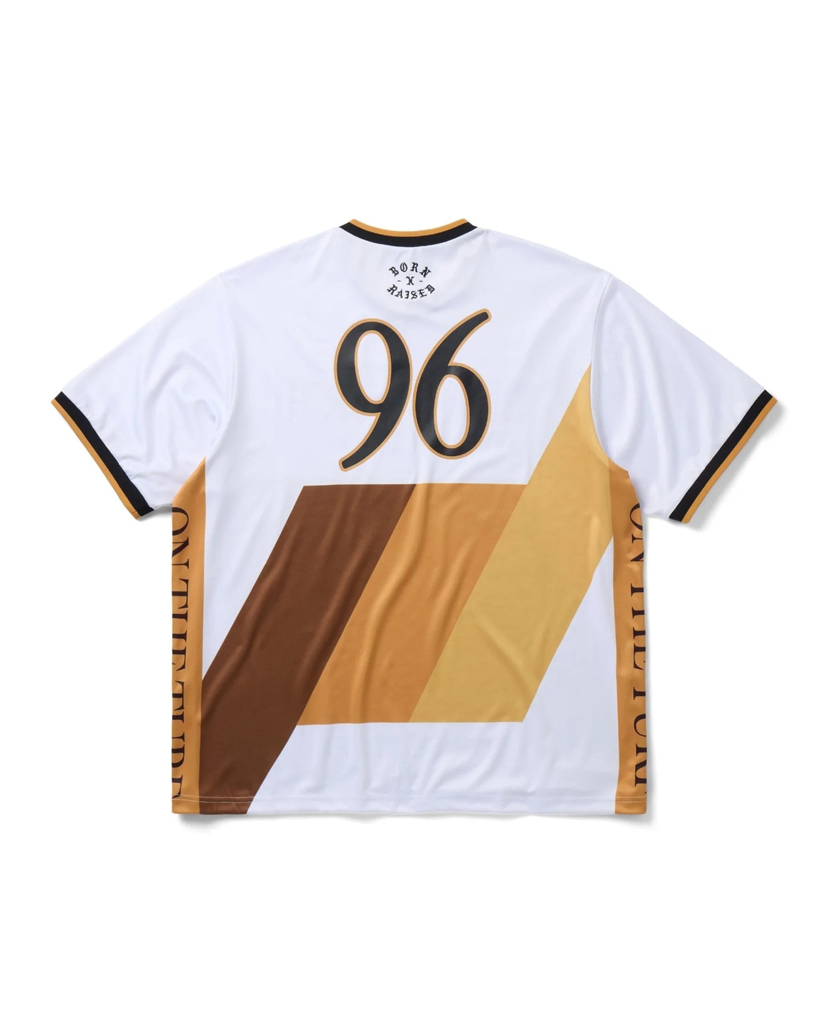 Crest Soccer Jersey White w/Gold - LIKELIHOOD
