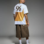 Crest Soccer Jersey White w/Gold - LIKELIHOOD