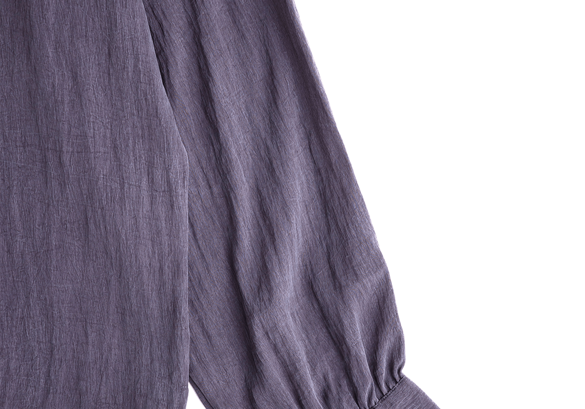 Crinkle LS Shirt Navy - LIKELIHOOD