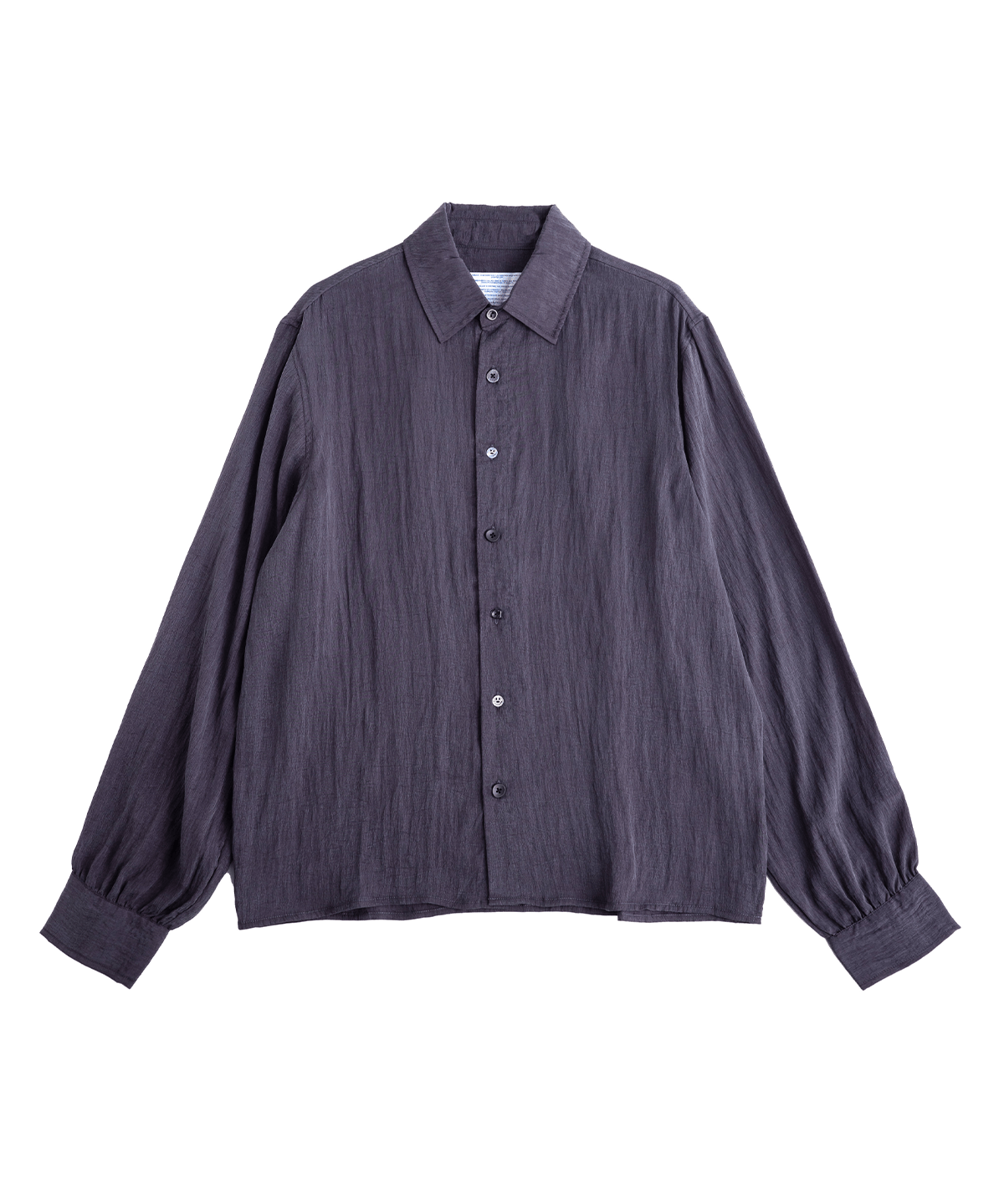 Crinkle LS Shirt Navy - LIKELIHOOD
