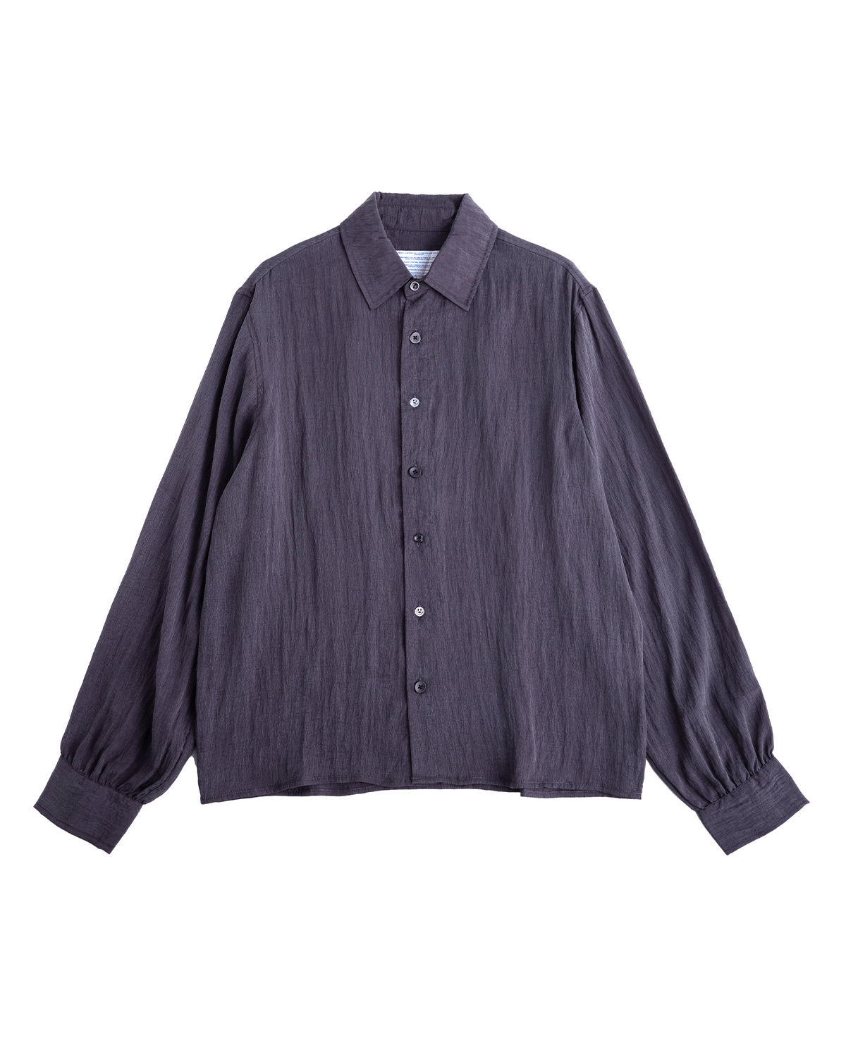 Crinkle LS Shirt Navy - LIKELIHOOD