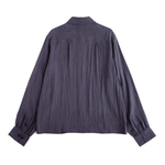 Crinkle LS Shirt Navy - LIKELIHOOD