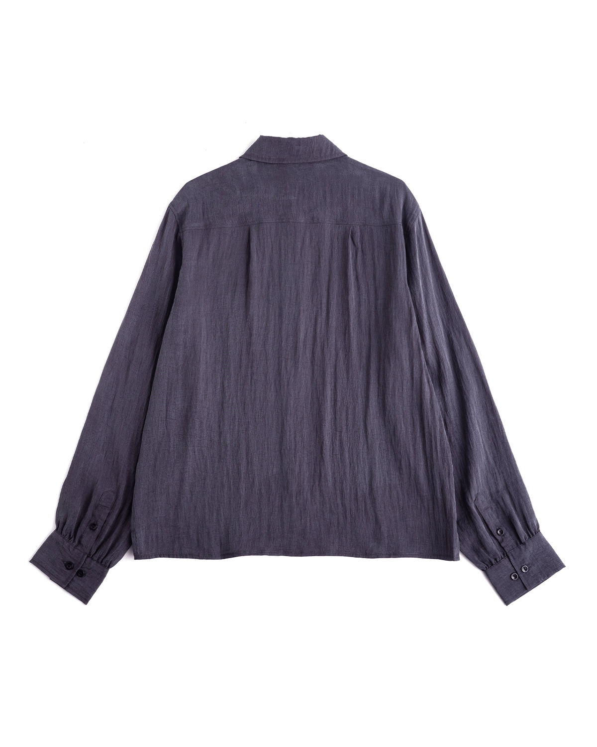 Crinkle LS Shirt Navy - LIKELIHOOD