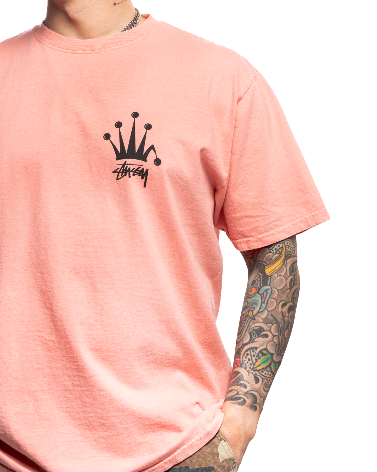 Regal Crown Pigment Dyed Tee Coral