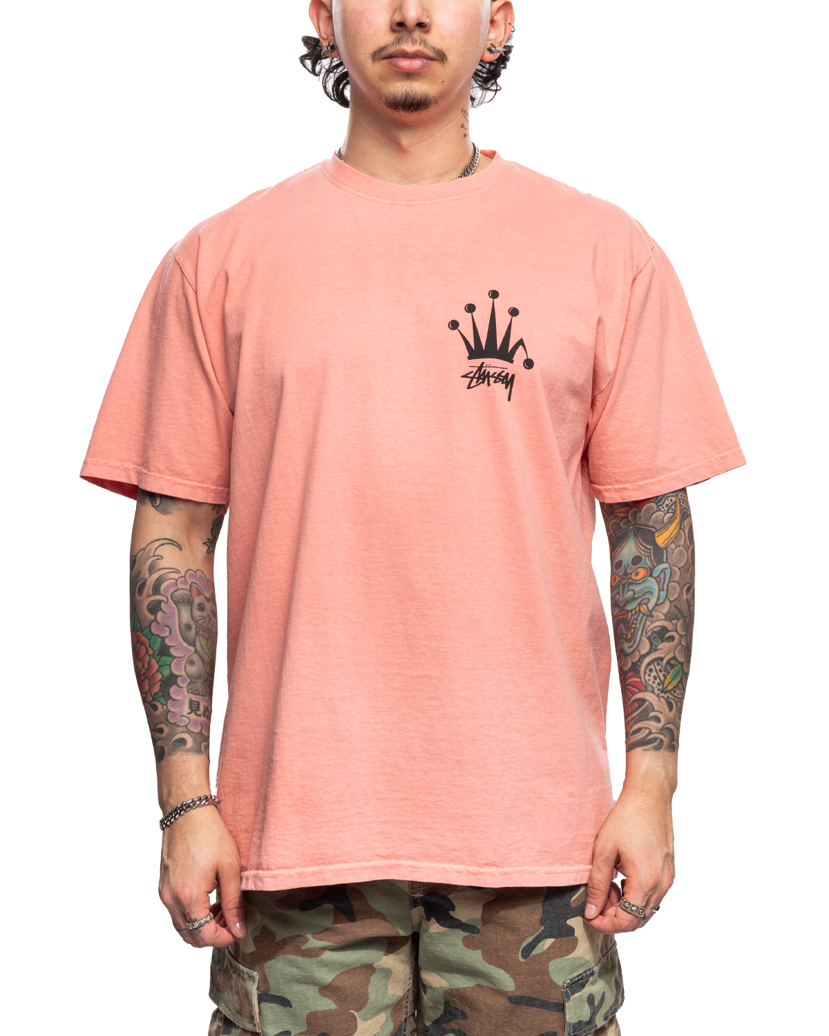 Regal Crown Pigment Dyed Tee Coral