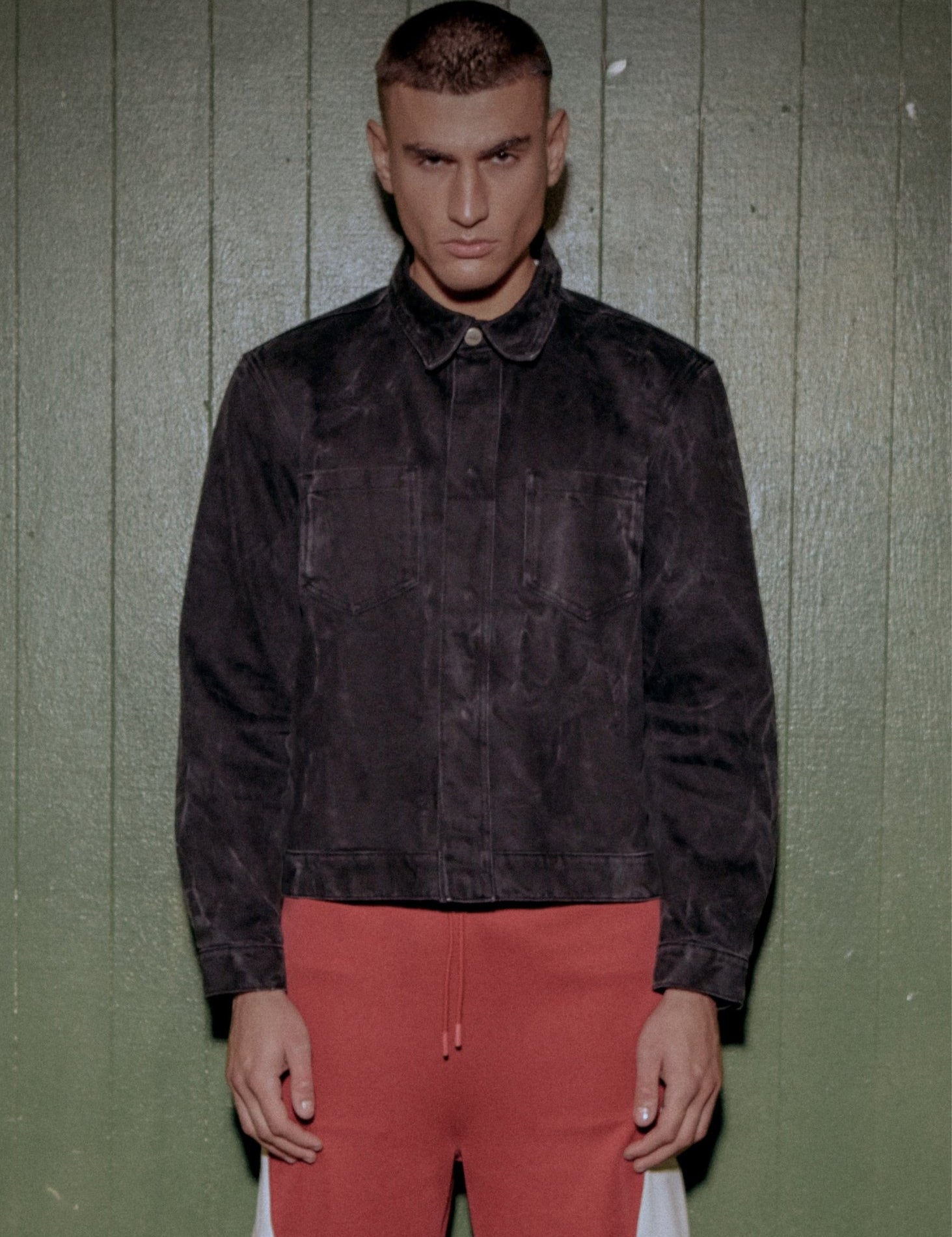 Denim Overshirt Black Vein - LIKELIHOOD