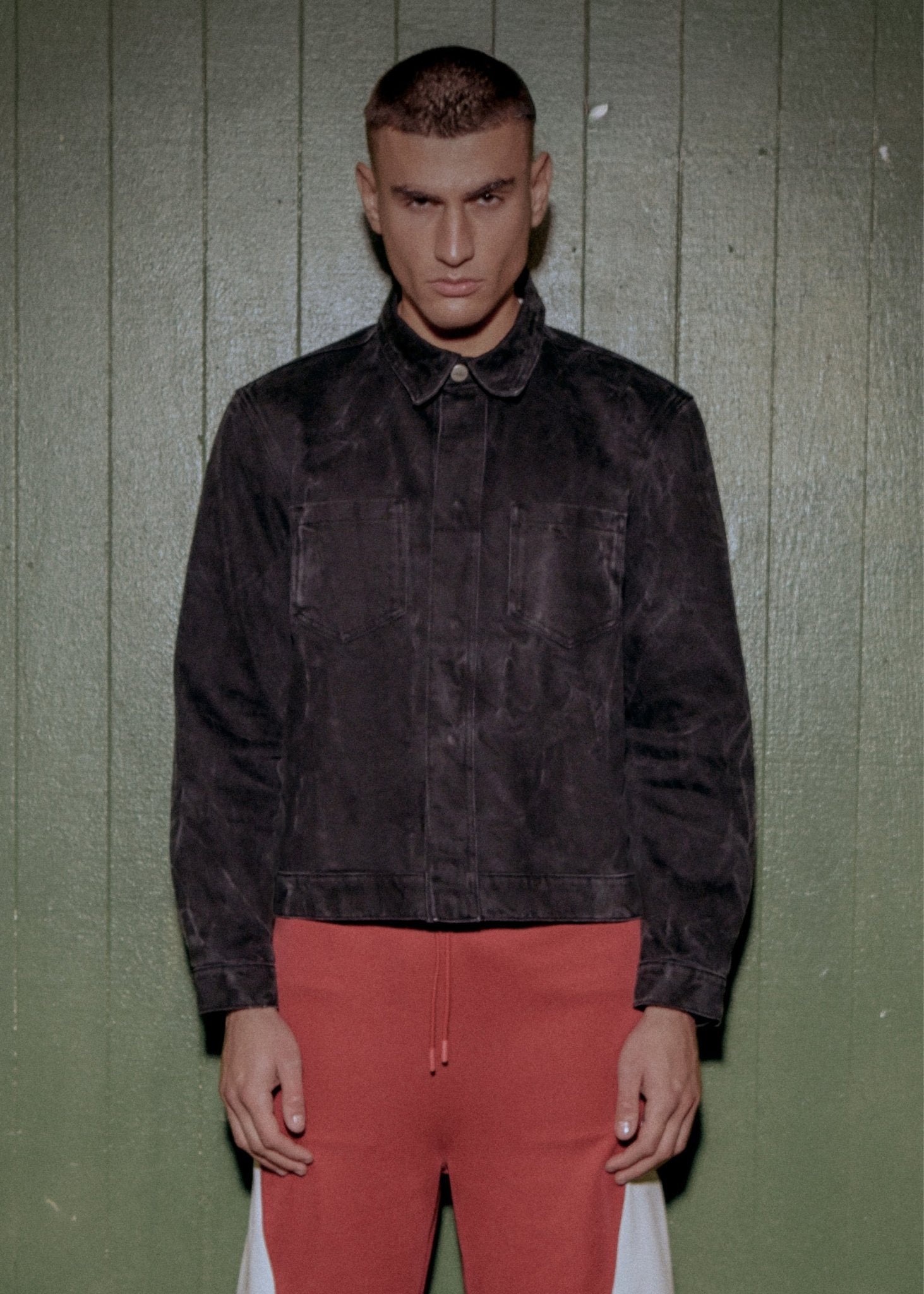 Denim Overshirt Black Vein - LIKELIHOOD