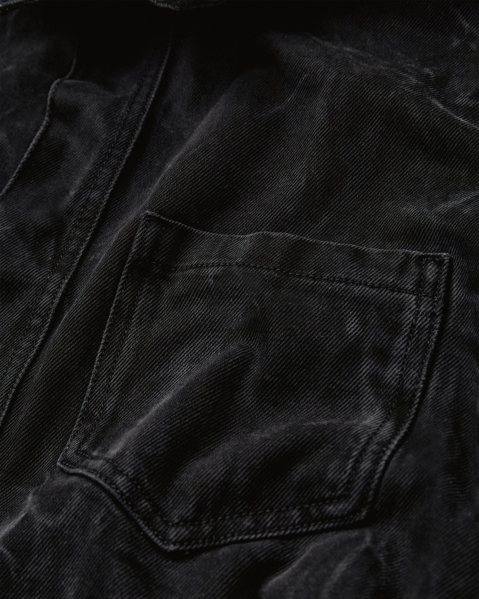 Denim Overshirt Black Vein - LIKELIHOOD