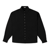 Detachable Oversized Shirt Black - LIKELIHOOD